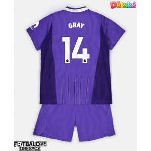 Tottenham Hotspur Archie Gray #14 Dětské Alternativní dres komplet 2026-27 Krátký Rukáv (+ trenýrky)